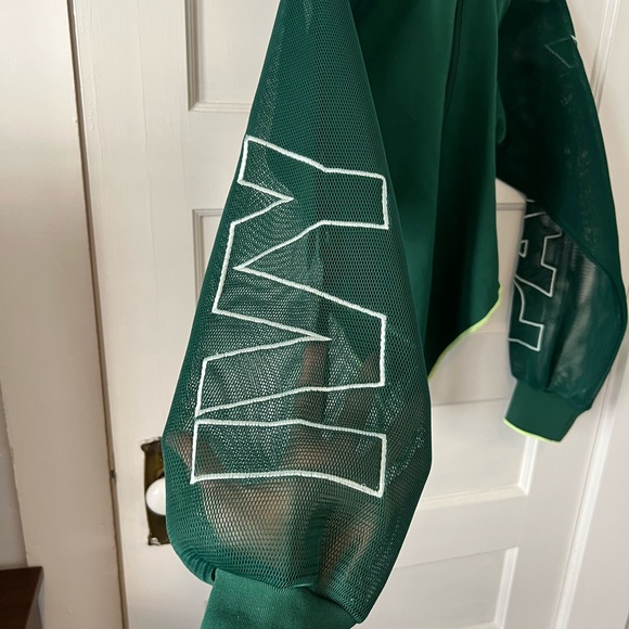 Adidas X IVY PARK Green Bodysuit Mesh Sleeves - Picture 3 of 8